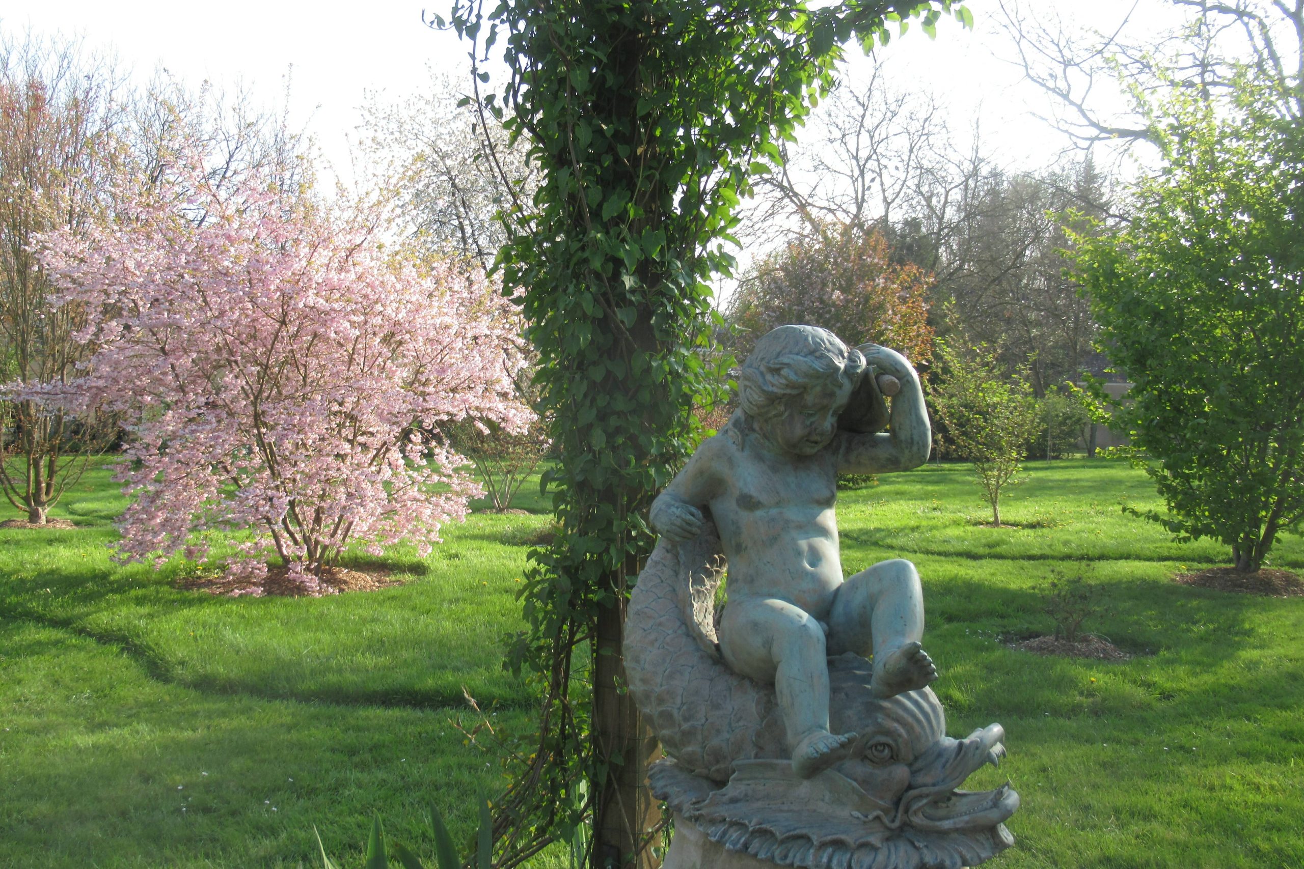 Photo au printemps du Jardin de La Petite Rochelle